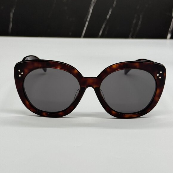 NEW CELINE CL40295F 52A HAVANA GRAY WOMEN SUNGLASSES CELINE - Picture 4 of 13